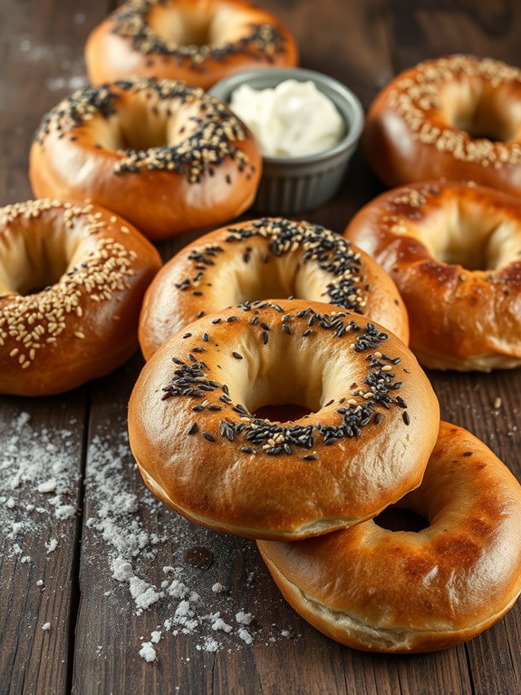 artisan sourdough bagels recipe