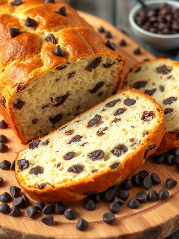 brioche with chocolate chips