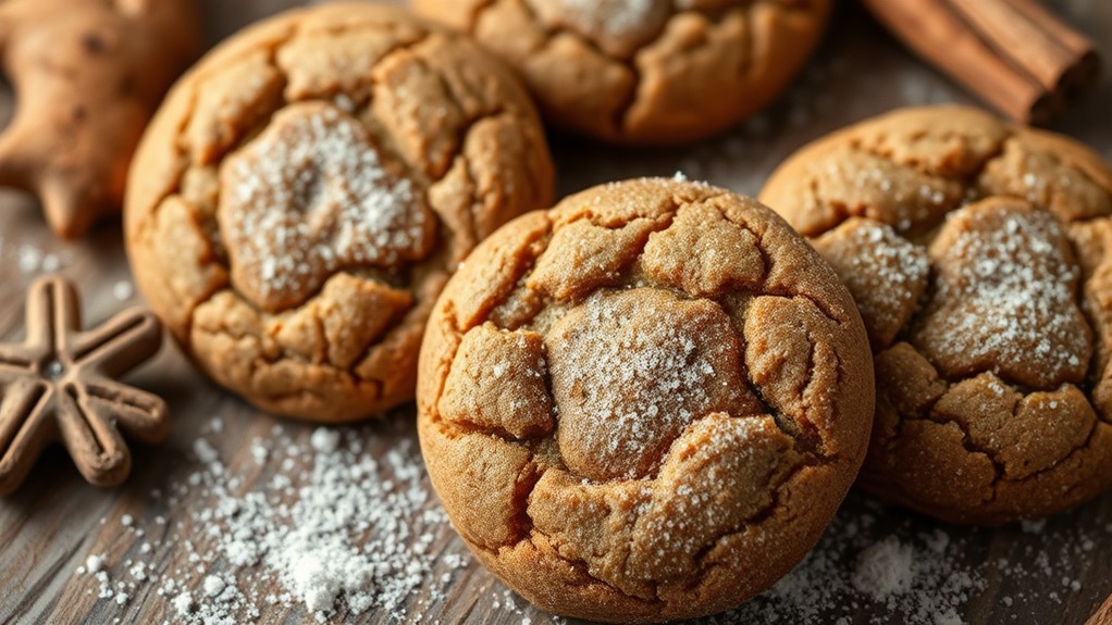 chewy ginger molasses cookies