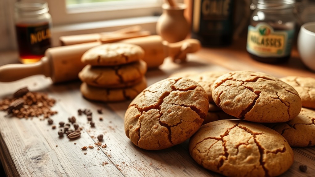 chewy spiced molasses treats