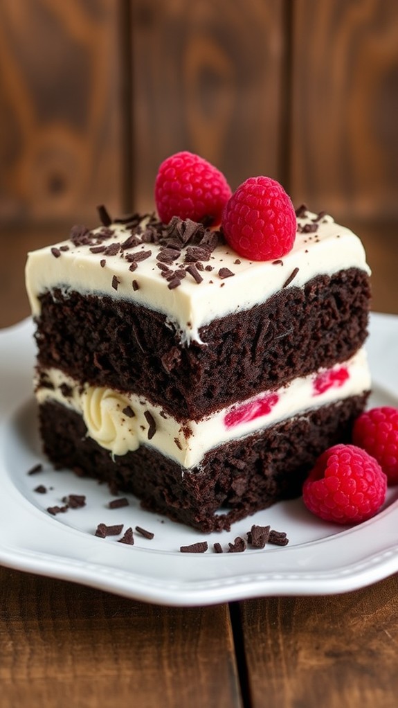 chocolate cake with frosting