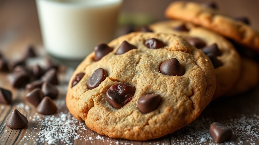 chocolate chip molasses cookies