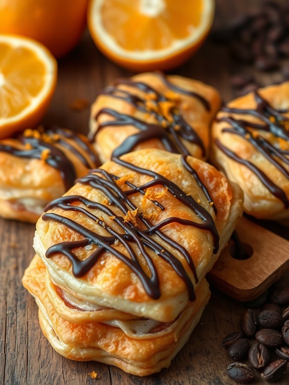 chocolate citrus pastry delight