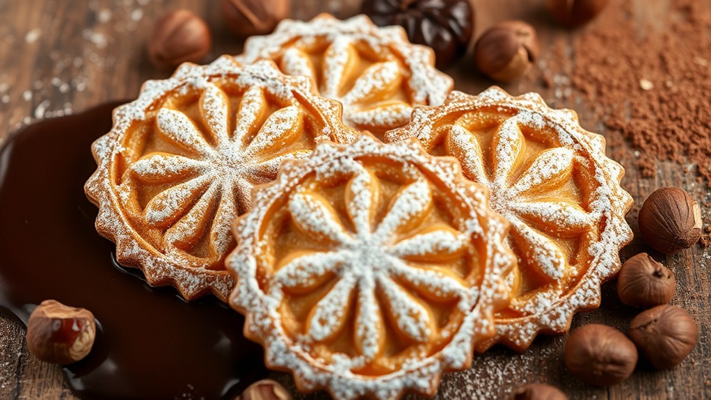 chocolate hazelnut italian cookies