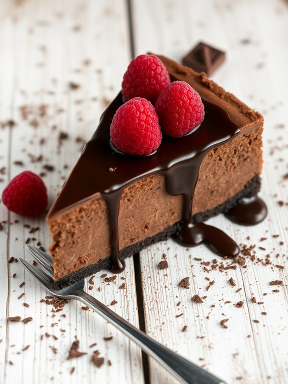 decadent chocolate cheesecake recipe