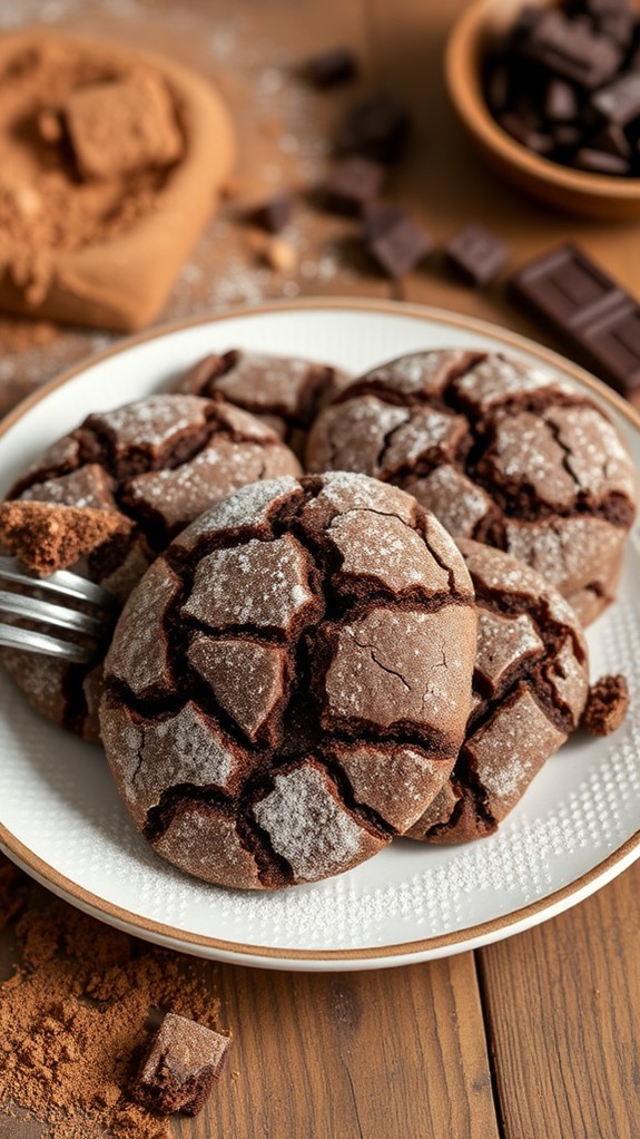 decadent chocolate cookie treats