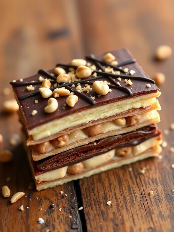 decadent chocolate hazelnut dessert