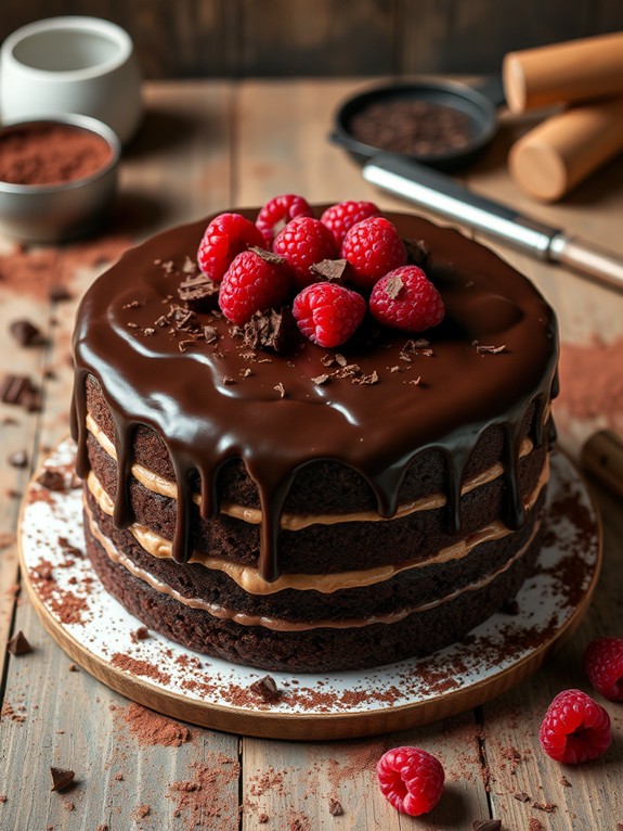 decadent cocoa layer delight