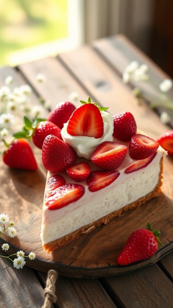 decadent strawberry cheesecake delight