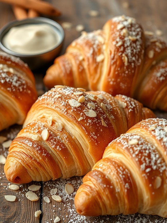 delicious almond filled pastries