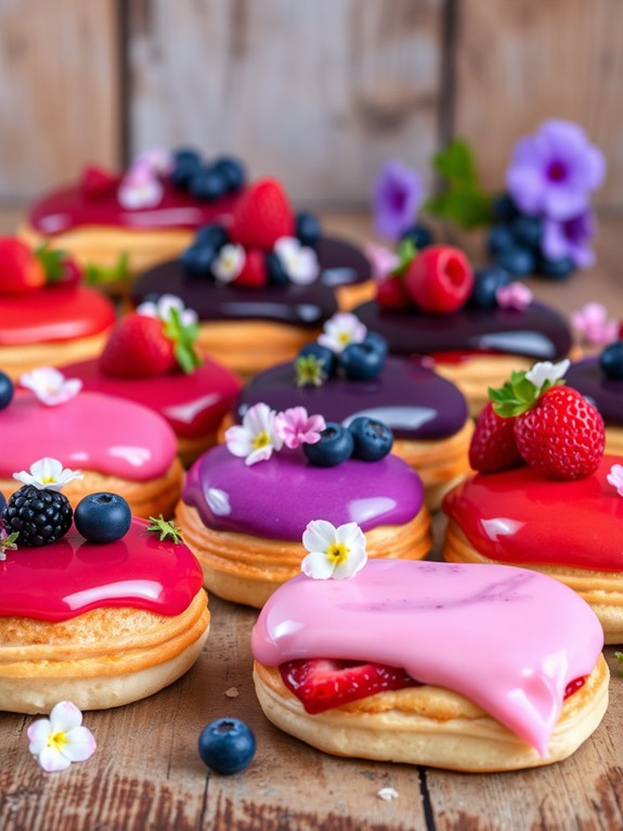 delicious berry filled pastries