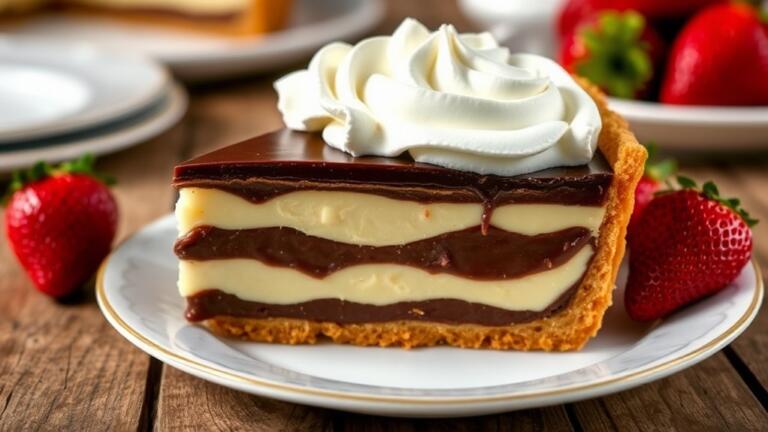 delicious boston cream pie