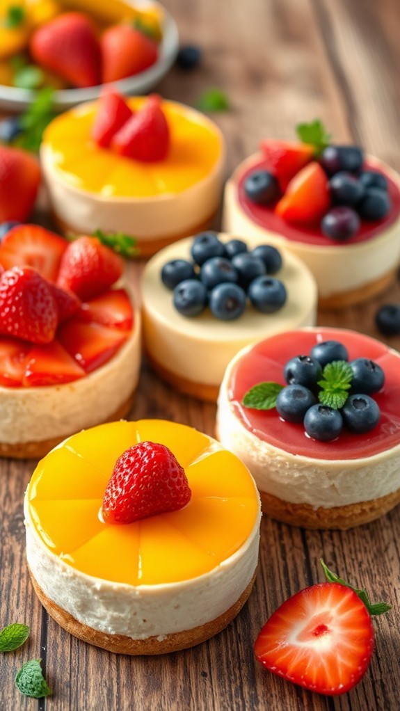 delicious cheesecake fruit flavors