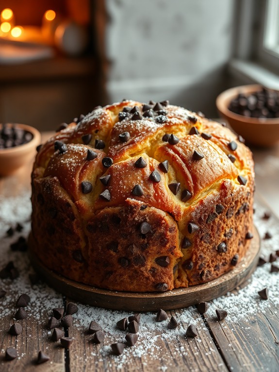 delicious chocolate chip bread