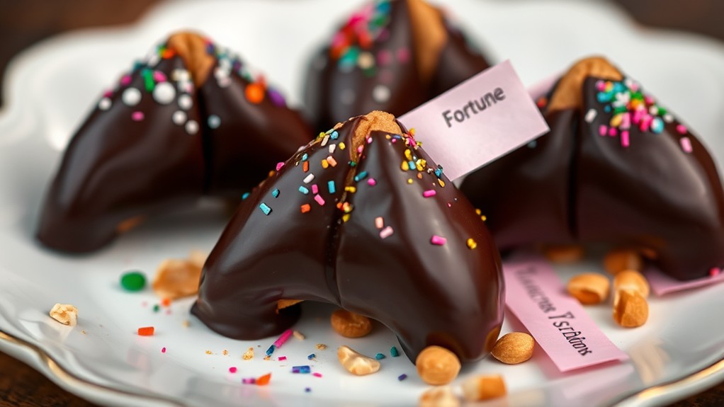 delicious chocolate coated treats