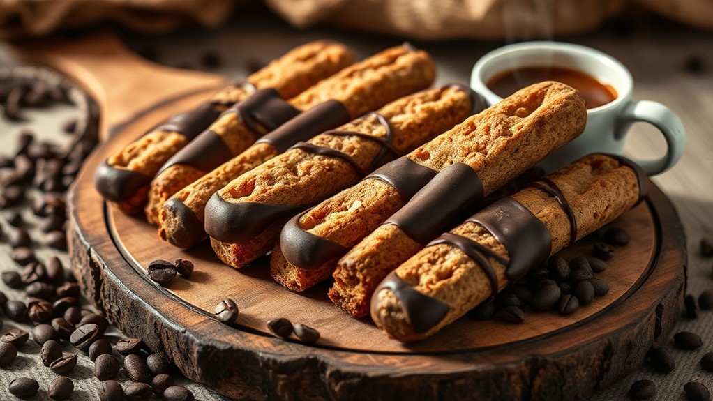 delicious chocolate dipped treat