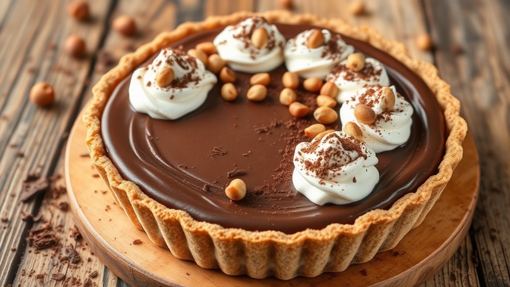 delicious chocolate hazelnut dessert