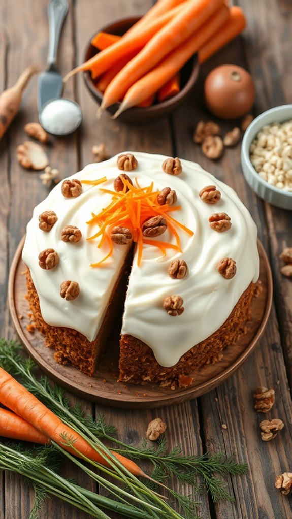 delicious classic carrot cake