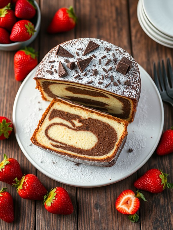 delicious classic marble cake