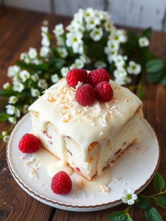 delicious coconut poke cake