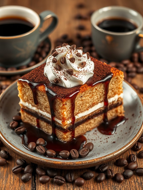 delicious coffee infused dessert