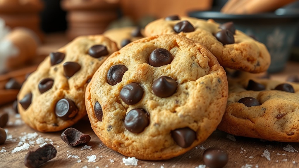 delicious crispy chocolate cookies