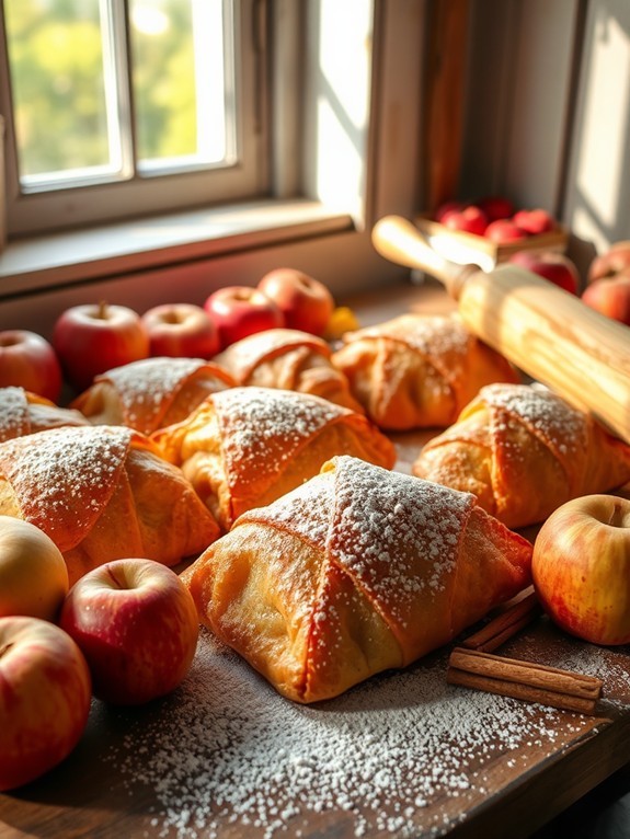 delicious flaky pastry dessert