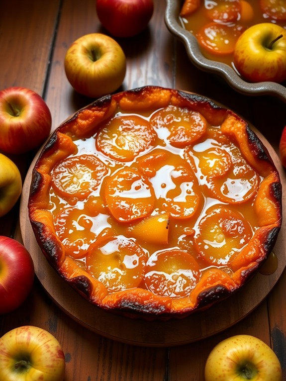 delicious french caramelized apple dessert