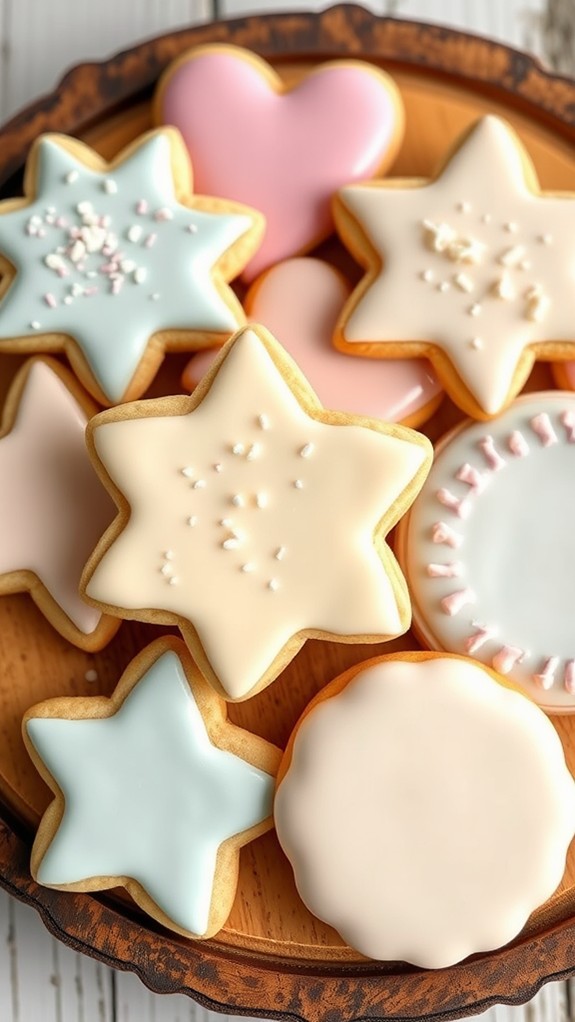 delicious frosted sugar cookies