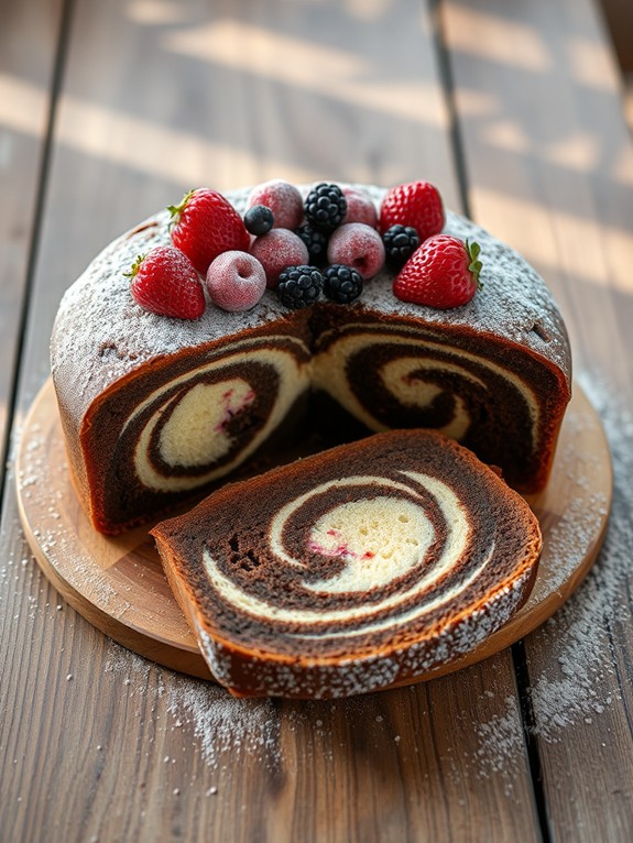 delicious gluten free marble cake