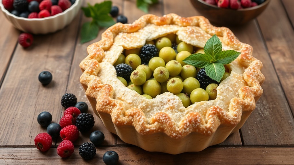 delicious gooseberry pie instructions