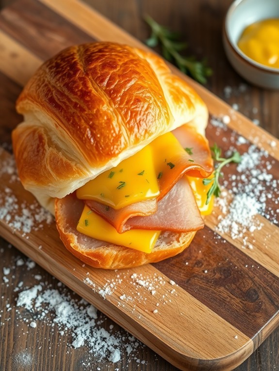 delicious ham cheese pastries