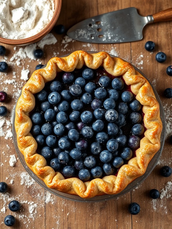 delicious homemade blueberry dessert