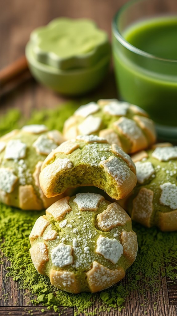 delicious matcha cookie treats