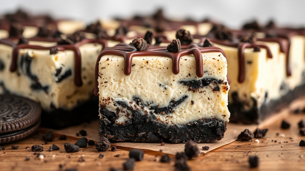 delicious oreo cheesecake squares