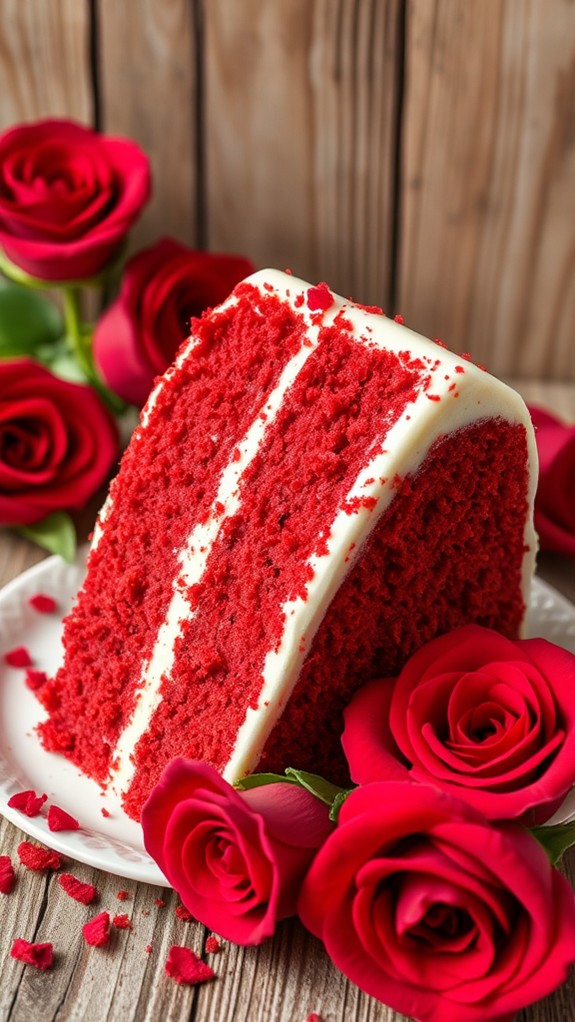 delicious red velvet dessert