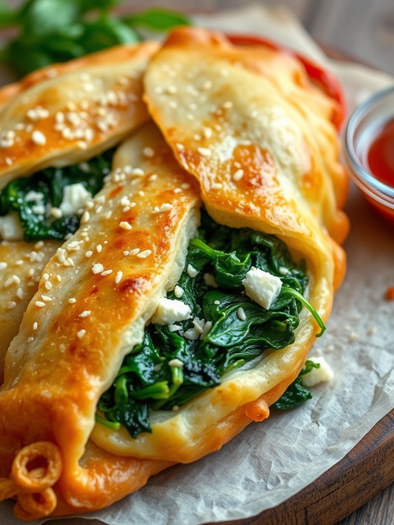 delicious spinach pastry delight