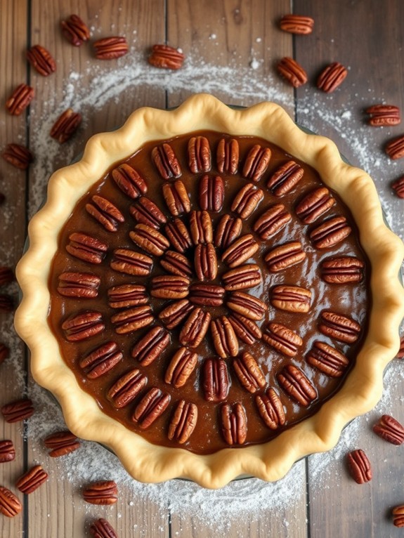 delicious traditional pecan pie