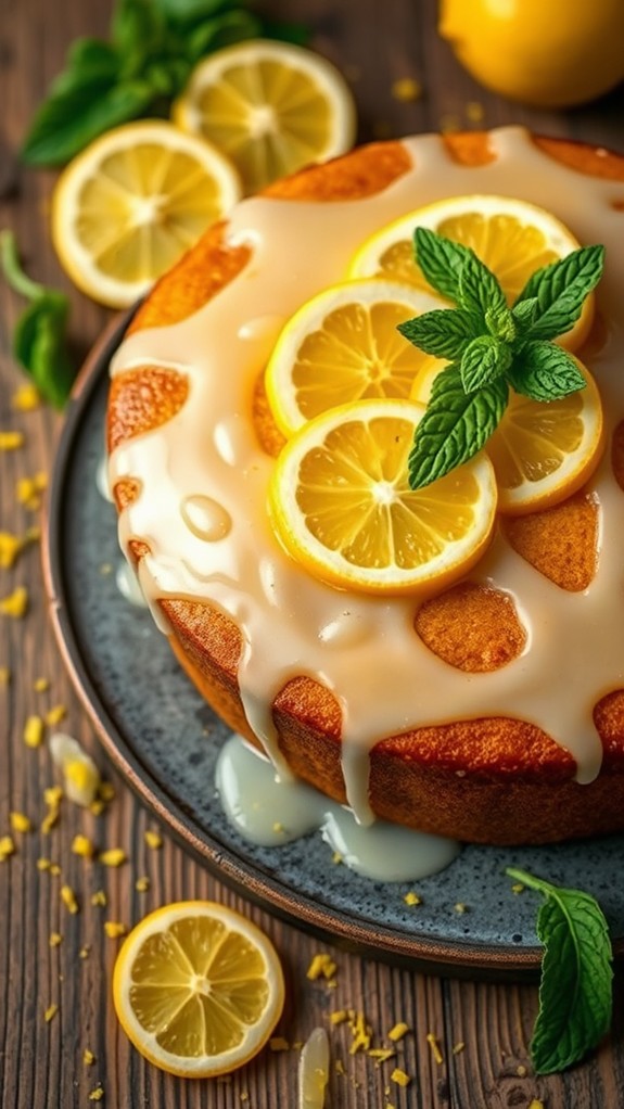 delicious vegan lemon cake