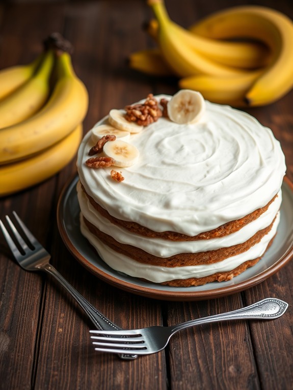 deliciously moist banana dessert