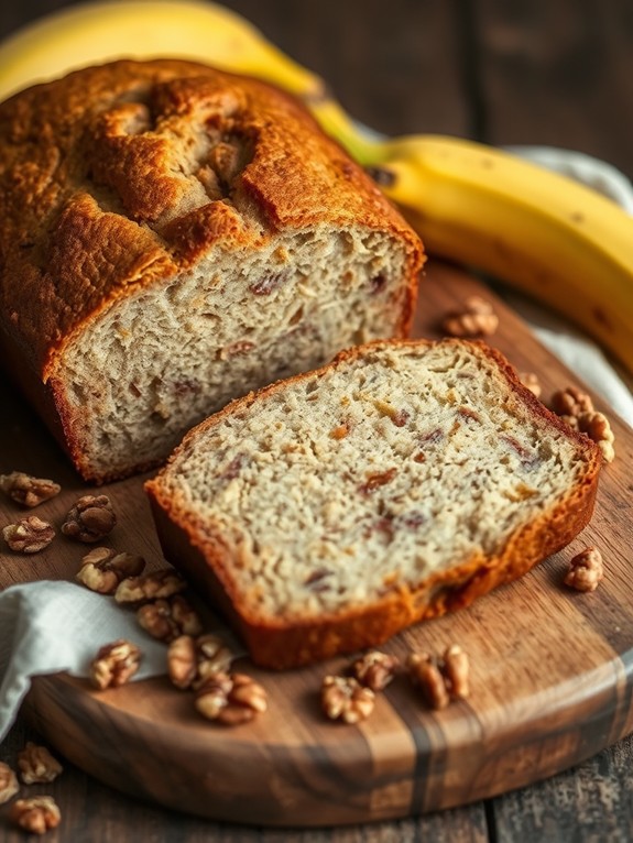 deliciously moist banana loaf