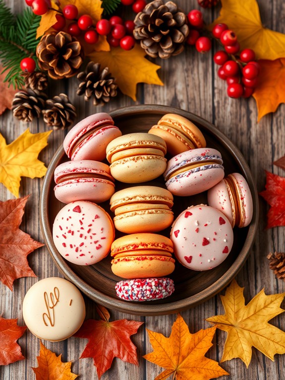 festive flavored macaron recipes