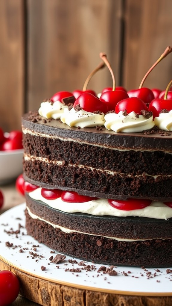 gluten free chocolate cherries delight