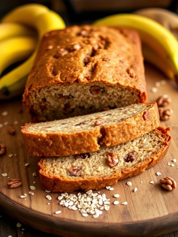 healthy whole wheat banana bread