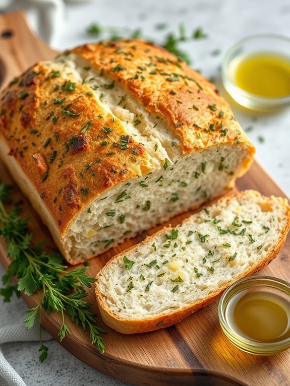 herb infused cheesy delight