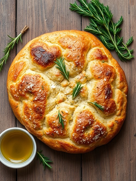 homemade rosemary garlic bread