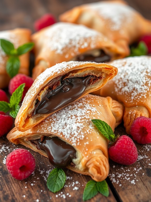 indulgent chocolate pastry treats