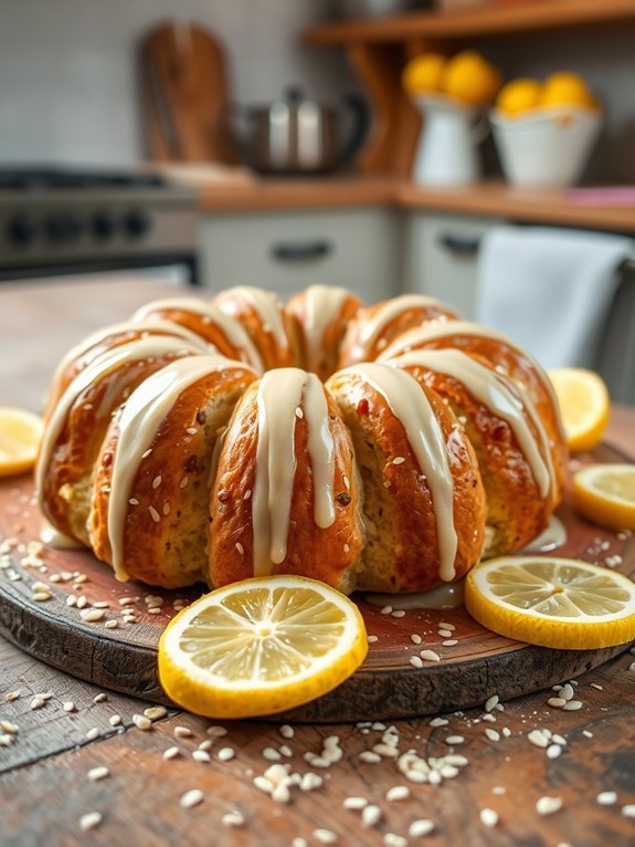 lemon poppy seed pastry