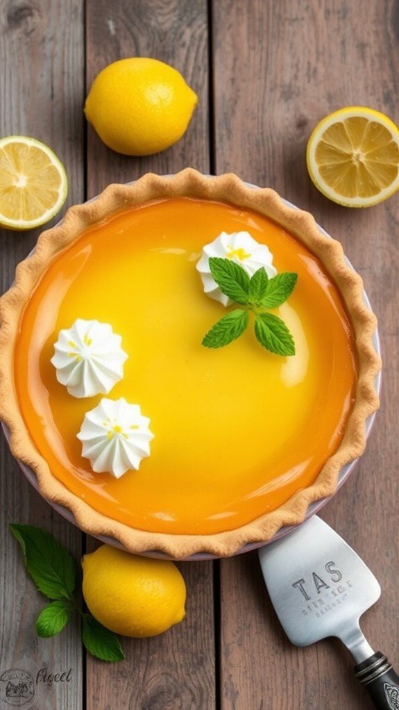 lemon vinegar pie recipe