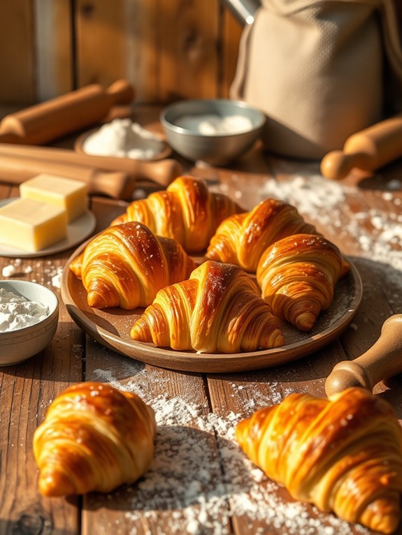 mastering flaky croissant technique